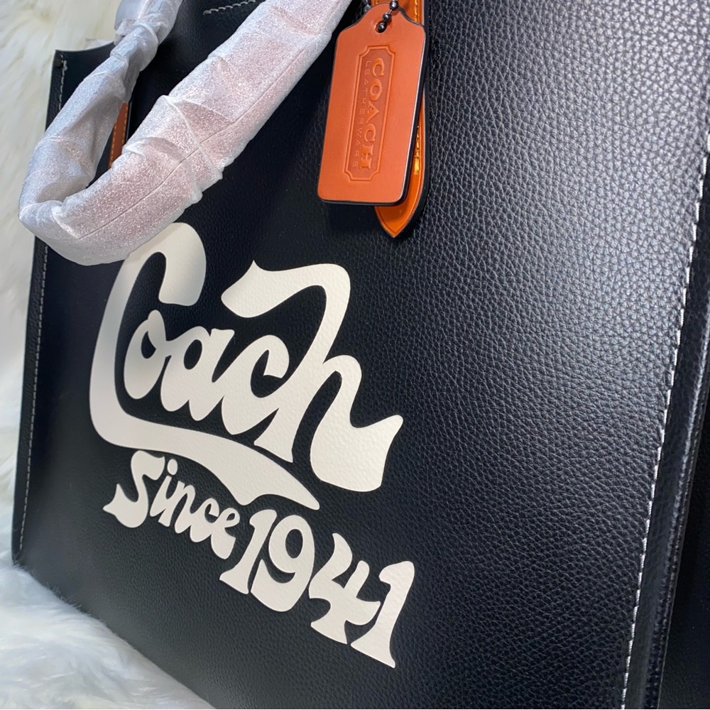 Coach leather XL Tote bag New - Picture 13 of 15
